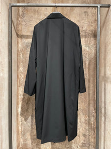 SULVAM - Ladies Classic Over Coat - SS25 - BLACK